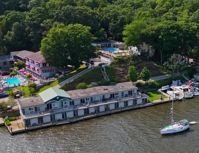 Riverside Residential Building in Michigan Tourist Town